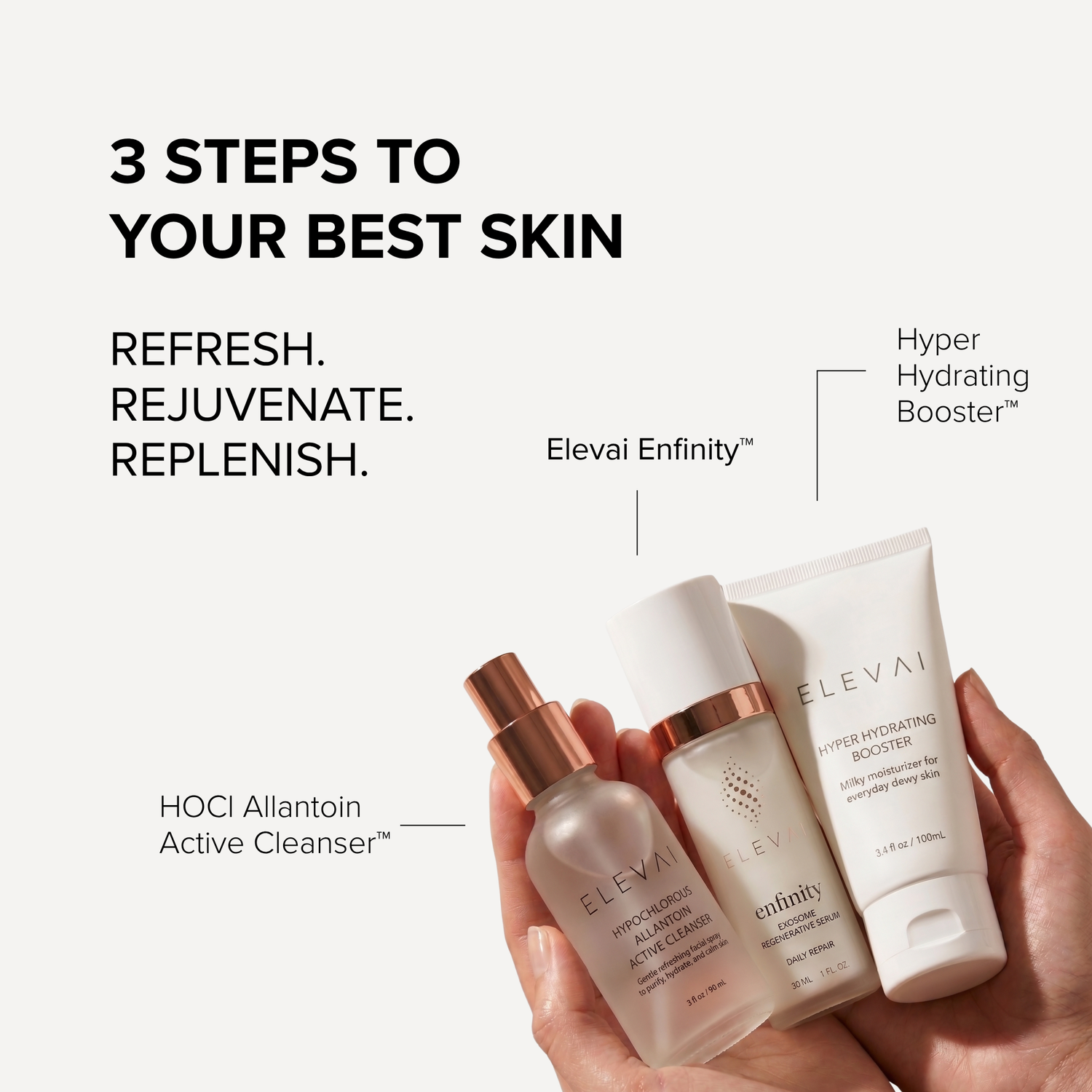 The Elevai Skin Renewal Trio