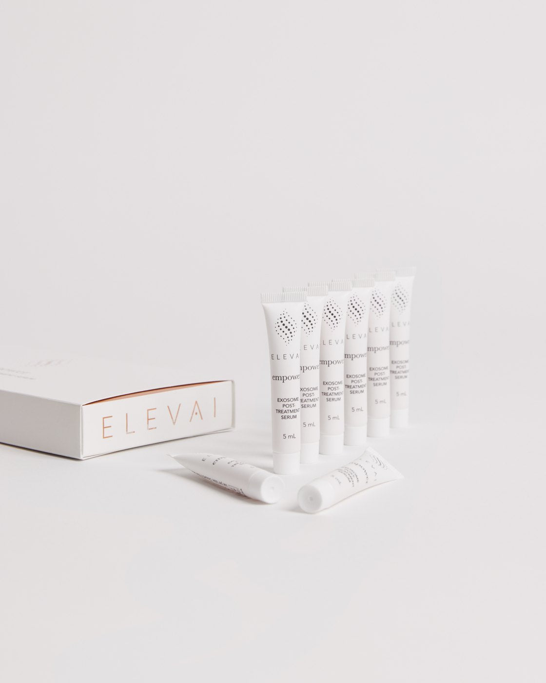 Elevai Empower exosome post-treatment serum tubes